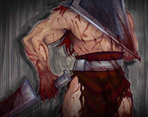 eustass kid x pyramid head